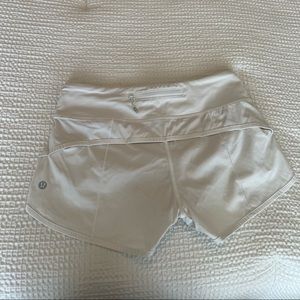 white lulu shorts